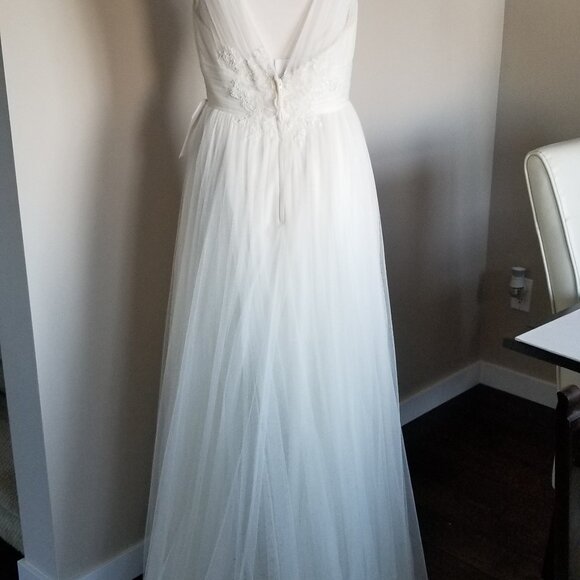 SZ 10 Wedding Dress, Antique Ivory, NEW! - Picture 5 of 5